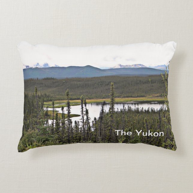 Yukon Pond Decorative Cushion (Front)
