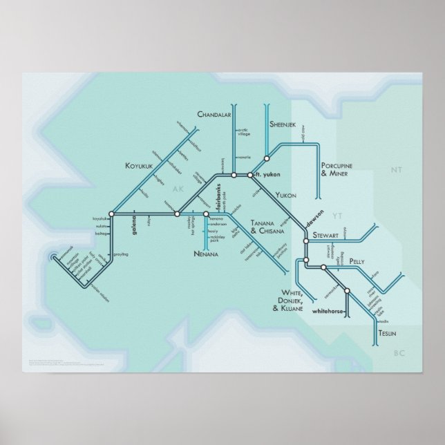 Yukon River 15" x 20" Poster (Front)