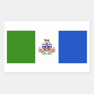 Yukon Territories Flag Rectangular Sticker