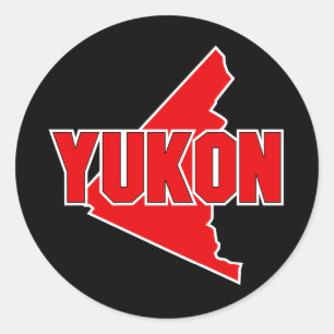 Yukon Territory Classic Round Sticker