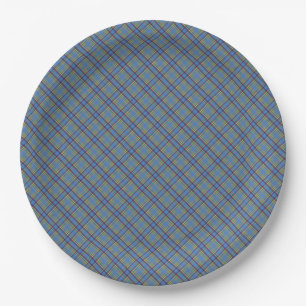 Yukon Territory Tartan  Paper Plates