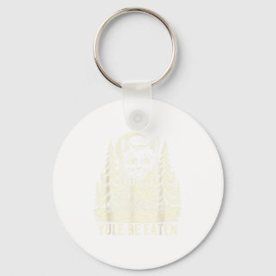 Yule Be Eaten Icelandic Cat Christmas Folklore Jól Key Ring