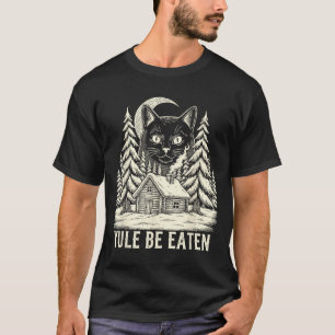Yule Be Eaten Icelandic Cat Christmas Folklore Jól T-Shirt