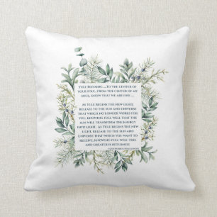 "Yule Blessing" Cushion