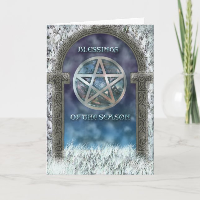 Yule Blessings Card (Front)