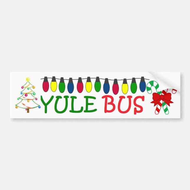 Yule Bus Deco 2 sticker (Front)