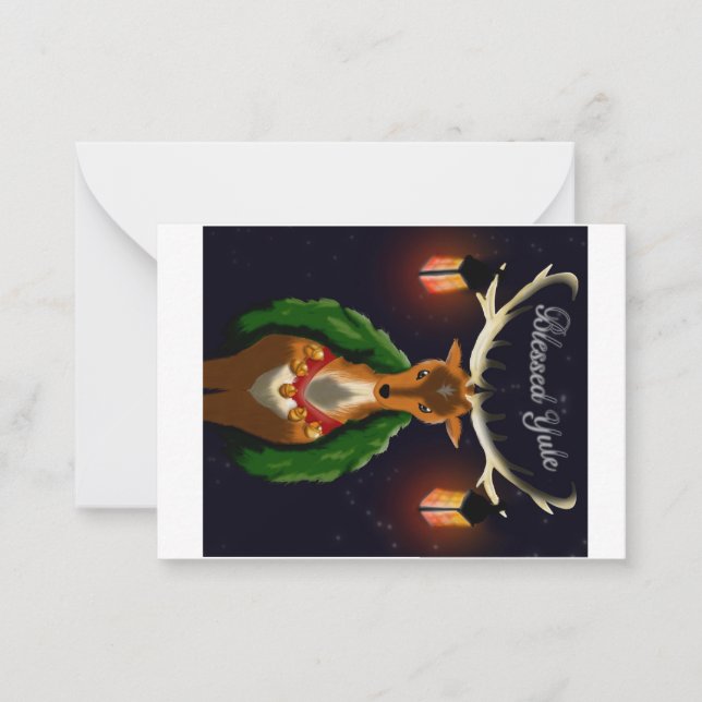 Yule  card (Front)