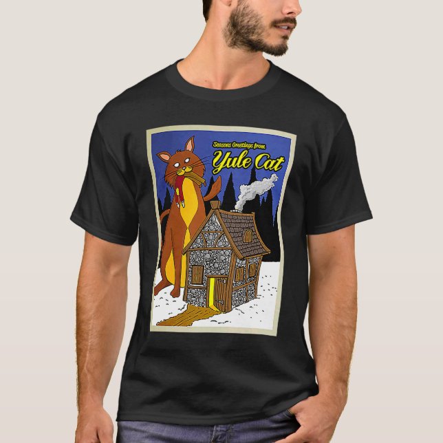 Yule Cat T-Shirt (Front)