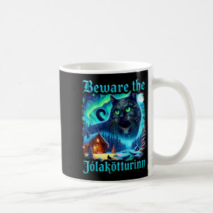Yule Cat Vintage Beware Jolakotturinn Icelandic Ch Coffee Mug