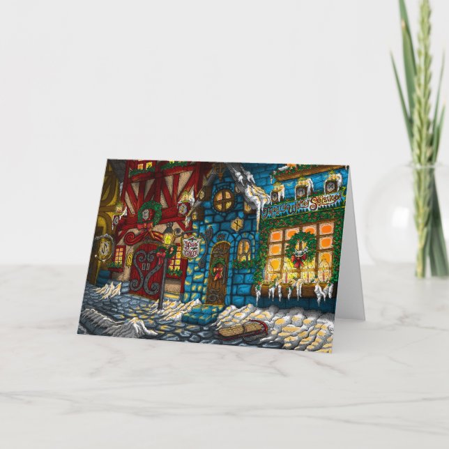 Yule Cheer Greeting Card (Front)