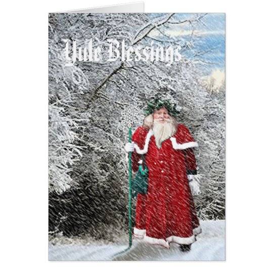 Yule - Father Xmas Card