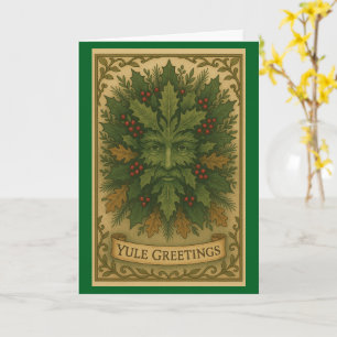 Yule Greetings Christmas Card
