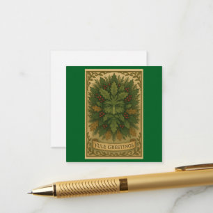 Yule Greetings Enclosure Card