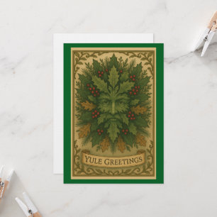 Yule Greetings Invitation Card