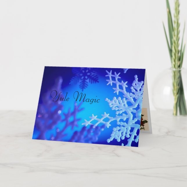 Yule Magic Holiday Card (Front)