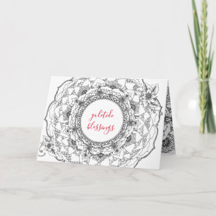 Yule Mandala Holiday Card