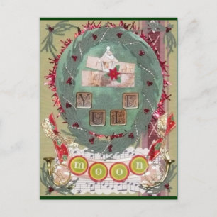 Yule Moon Postcard