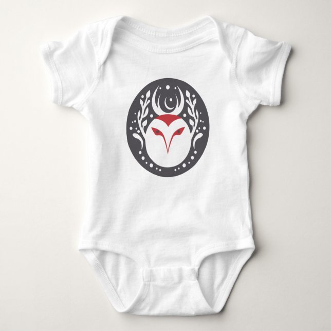 Yule Owl Baby Bodysuit (Front)