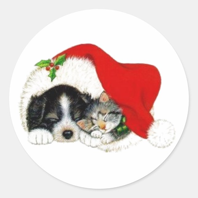 Yule Tide Slumber Sticker (Front)