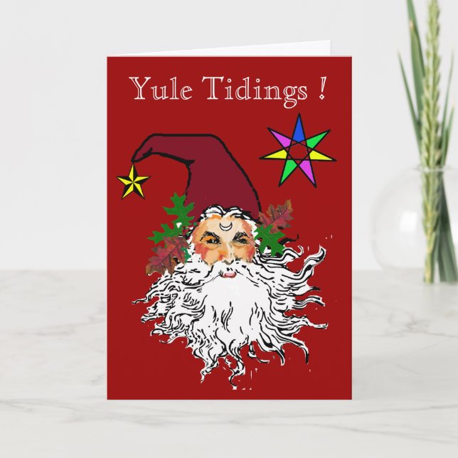 Yule Tidings Holiday Card (Front)