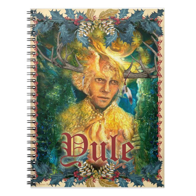 YULE WINTER SOLSTICE Notebook (Front)