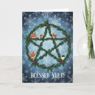 Yule Wreath Card
