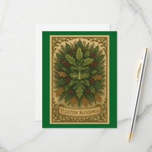 Yuletide Blessings Invitation Card