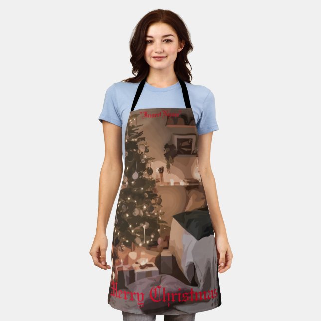 Yuletide Charm Apron (Worn)