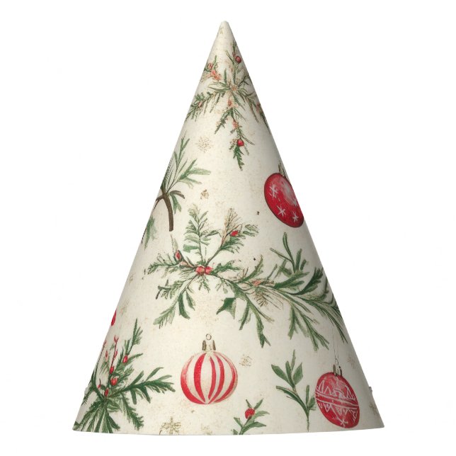 Yuletide Cheer Christmas Party Hat (Front)