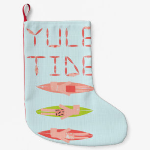 Yuletide Christmas Surfer Stocking