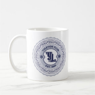 Yuletide Club EST. 1985 Holiday Crest Design Coffee Mug