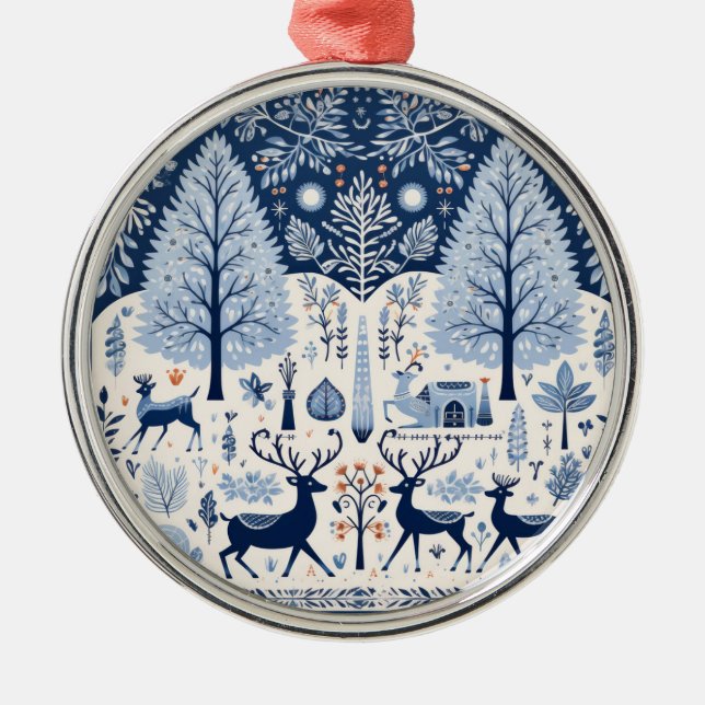 Yuletide Decor Metal Tree Decoration (Front)