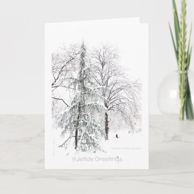 Yuletide: Enjoy the pleasures of the seasons: Holiday Card (Front)