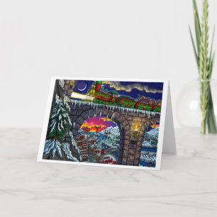 Yuletide Express Greeting Card