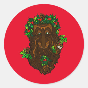 Yuletide Greenman Sticker