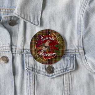 Yuletide Greetings Northern Flicker 7.5 Cm Round Badge