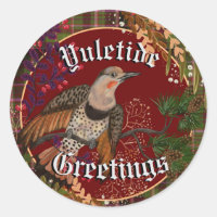 Yuletide Greetings Northern Flicker 