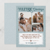 Yuletide Greetings - Winter Green Christmas Photo