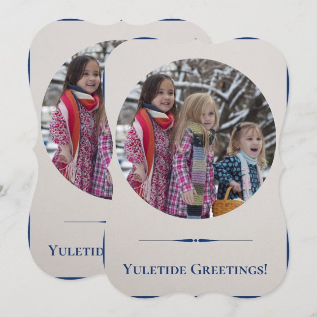 Yuletide of Children's Greeting Card (Front/Back)