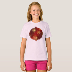 Yuletide Opulence: Golden Threads of Christmas T-Shirt