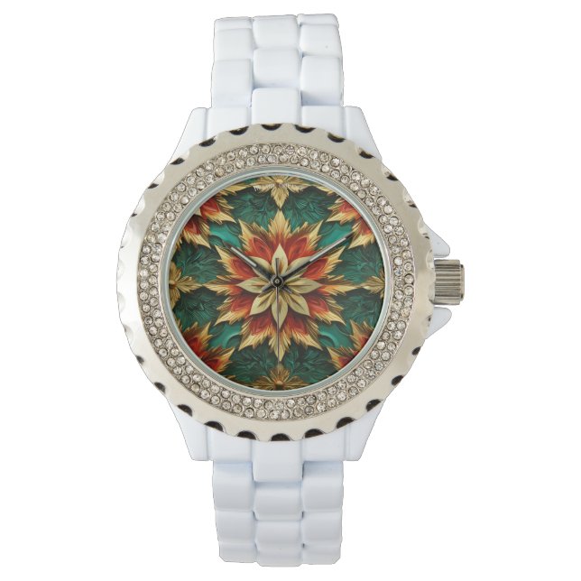 Yuletide Opulence: Golden Threads of Christmas Watch (Front)