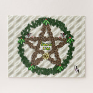 Yuletide Pentacle Jigsaw Puzzle