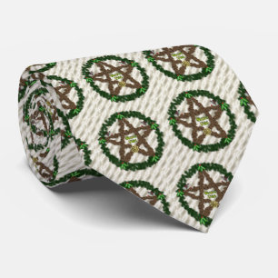 Yuletide Pentacle Tie