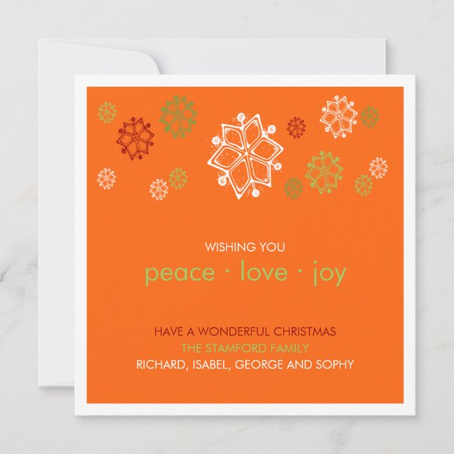 Yuletide Snowflake Scribbles :: Christmas Card (Front)