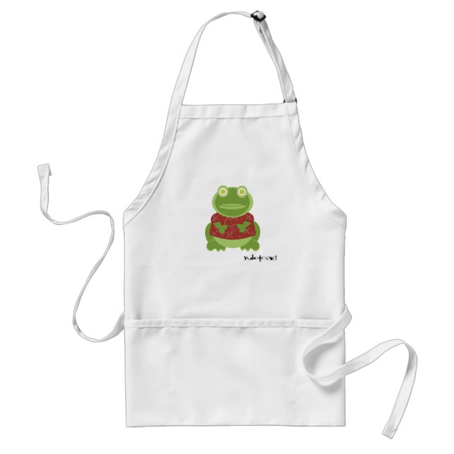 yuletoad in the kitchen standard apron (Front)