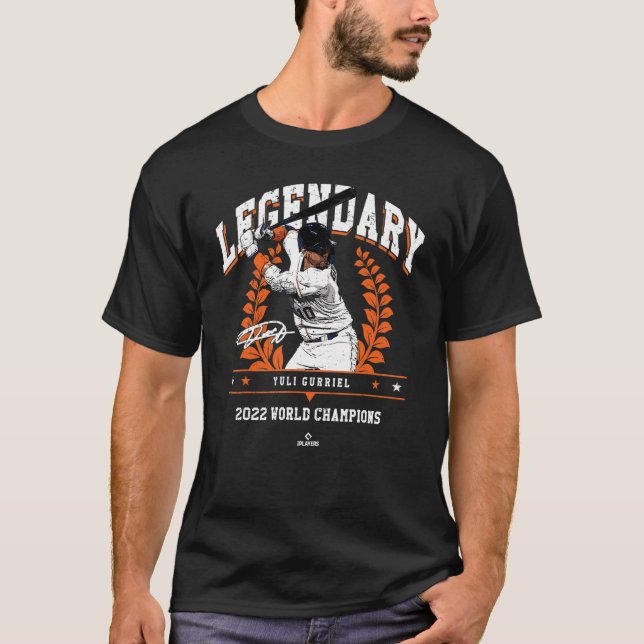 Yuli Gurriel Legendary 2022 World Champion Yuli Gu T-Shirt (Front)