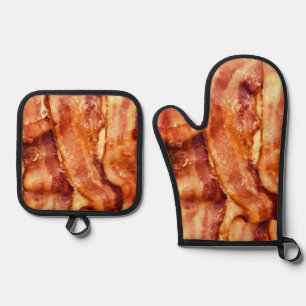 Yum, Bacon Breakfast 4Pete Oven Mitt & Pot Holder Set