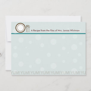 Yum! Recipe Card
