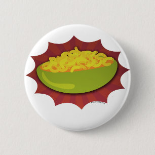 Yum Some Mac and Cheese 6 Cm Round Badge