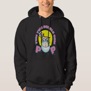 YUM YUM BUBBLE GUM GIRL BLOWING BUBBLE RETRO 90's  Hoodie